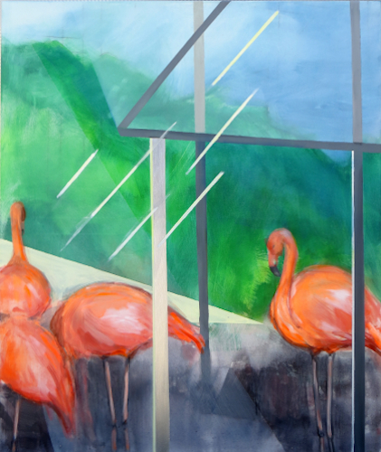 Flamingos dunkel 2019